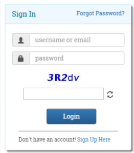 Figure 2: Login page 