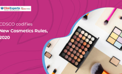 CDSCO codifies New Cosmetics Rules,2020