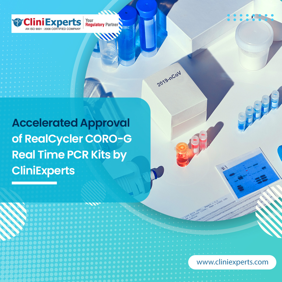 Accelerated Approval of RealCycler CORO-G Real Time PCR Kits by CliniExperts